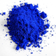 Photograph of YInMn Blue as synthesized in the laboratory.
